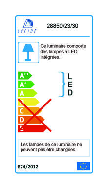 Appliques extérieures led Lucide Texas Noir Aluminium 28850/23/30