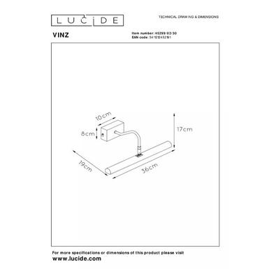 Appliques VINZ - 2xG9 - Noir - Lucide VINZ Noir Métal 45299/02/30