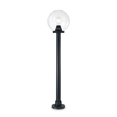 Borne extérieure classique Ideal lux Classic globe Noir résine 187532