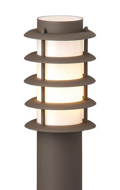 Borne extérieure design Brilliant Malo Rouille acier inoxydable 46884/55