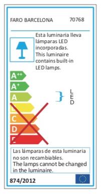 Borne extérieure led Faro Giza Gris anthracite Aluminium 70768