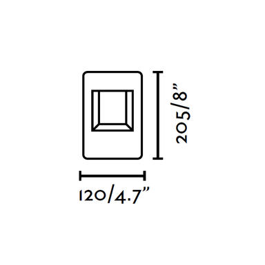 Borne extérieure led Faro Naya anthracite Aluminium 71198