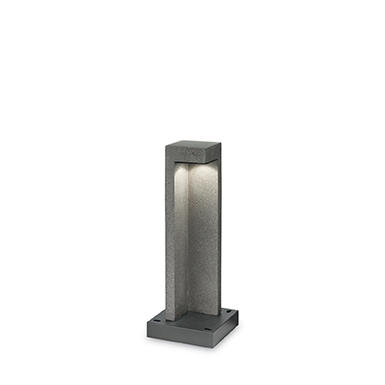 Borne extérieure led Ideal lux Titano Noir résine 157856