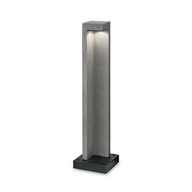 Borne extérieure led Ideal lux Titano Noir résine 187327