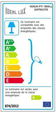 Borne extérieure led Ideal lux Vénus 106182