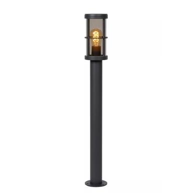 Borne extérieure Navi - Ø 12 cm - 1xE27 - Aluminium / Gris anthracite - Lucide - 27802/90/29