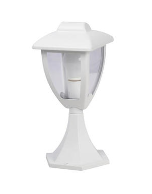 Borne extérieures design Little Garden Blanc Fonte d'aluminium 653692