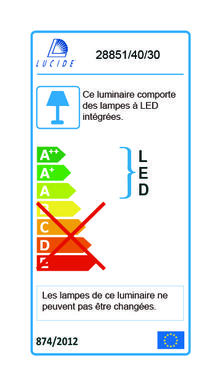 Bornes extérieures led Lucide Texas Noir Aluminium 28851/40/30