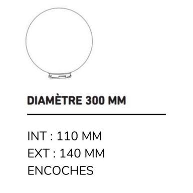 Globe Opale de Rechange MOON - Reconditionnée Lo Retour Blanc Polycarbonate LOL-165016606