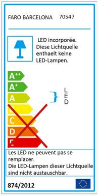 Encastré led sol ou mural Faro KEENAN Aluminium 70547