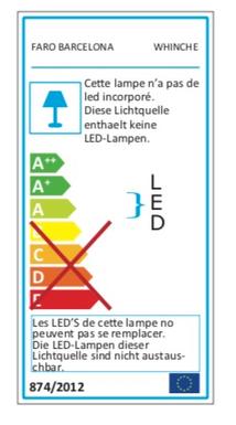 Kit de lumière pour ventilateur Winche Faro Winche 33484