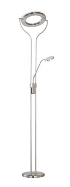 Lampadaire 2 lampes led Action Remy Gris métallique Métal 307302646000