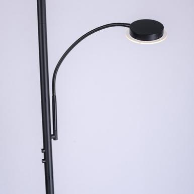 Lampadaire 2 lampes led Leuchten Direkt Hans Noir Métal 11709-18