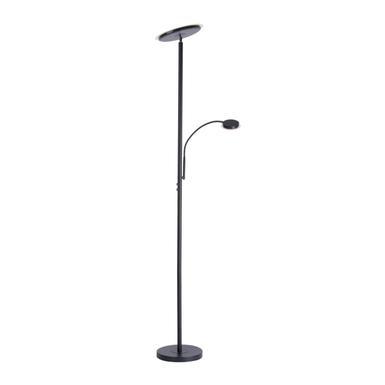 Lampadaire 2 lampes led Leuchten Direkt Hans Noir Métal 11709-18