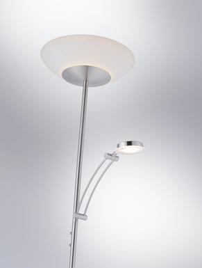 Lampadaire 2 lampes led Neuhaus Alfred Gris Métal 655-55