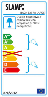 Lampadaire 3 lampes design Slamp Bach Blanc 01 Technopolymère BAC42PFO0004W