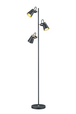 Lampadaire 3 lampes design Trio Edward Noir Métal 408800332