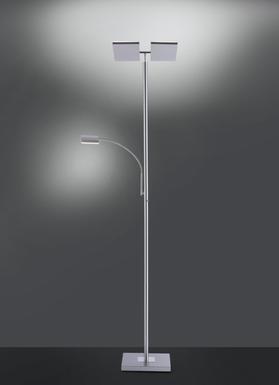 Lampadaire 3 lampes led Leuchten Direkt Lolasmart-Ruben Gris Métal 11925-55