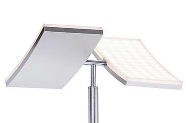 Lampadaire 3 lampes led Leuchten Direkt Ruben Gris Métal 11725-55