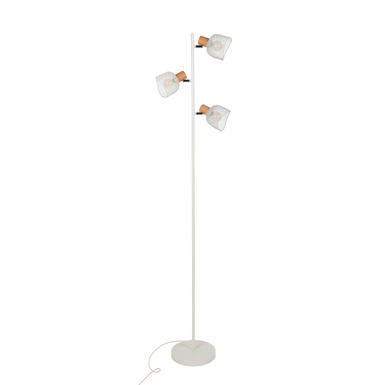 Lampadaire 3 lumières design Corep Ottawa Blanc Métal 656737