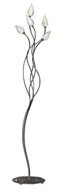 Lampadaire Hévéa - Cvl - Ø 40 cm - 5xG9 - Gris Graphite - LPSAKU5GHA210C