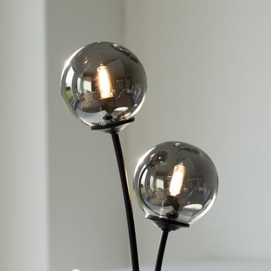 Lampadaire 6 lampes design Neuhaus Widow Noir Métal 419-18