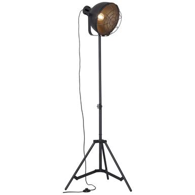 Lampadaire design Brilliant Jesper Noir Métal 23759/06