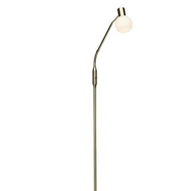 Lampadaire design Brilliant Philo Laiton Métal - Verre G16358/18