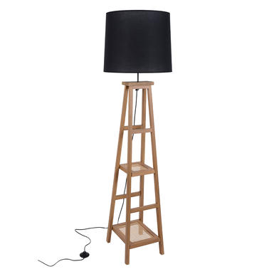 Lampadaire design Corep Booky Noir Bois PR503539