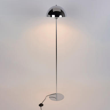 Lampadaire design Corep Icône Chrome Métal 656533