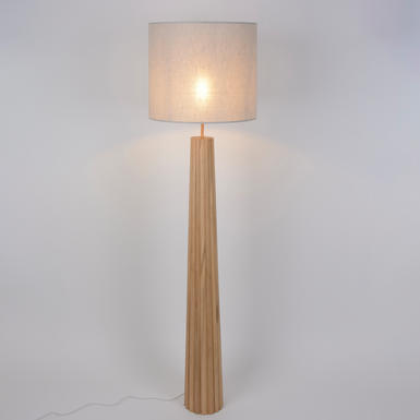 Lampadaire design Corep Marius Noir Bois PR503538