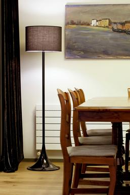 Lampadaire design Faro Black Noir 29764