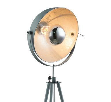 Lampadaire design Globo Miram Gris Métal 58308