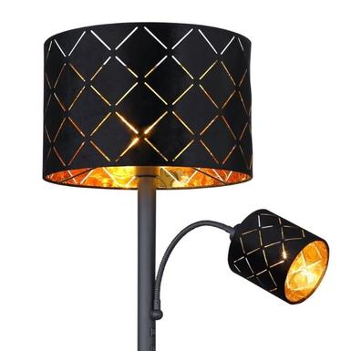 Lampadaire design Sunna Globo - Reconditionnée Lo Retour Noir Metal LOL-15334S4