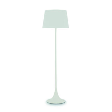 Lampadaire design Ideal lux London Blanc 01 Métal - Tissus 110233