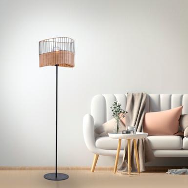 Lampadaire design Leuchten Direkt Reed Noir Métal 11151-79