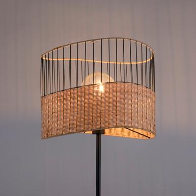 Lampadaire design Leuchten Direkt Reed Noir Métal 11151-79