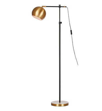 Lampadaire design Markslöjd Chester Noir Métal 107231