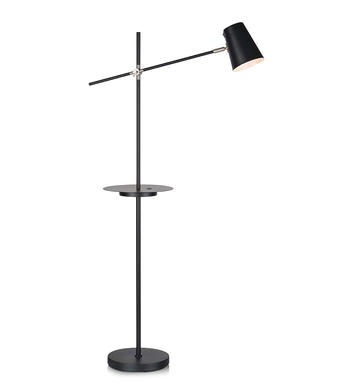 Lampadaire design Markslöjd Linear Noir Métal 107307