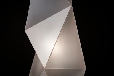 Lampadaire design Slamp Diamond Blanc 01 Technopolymère DIA39TAV0002J