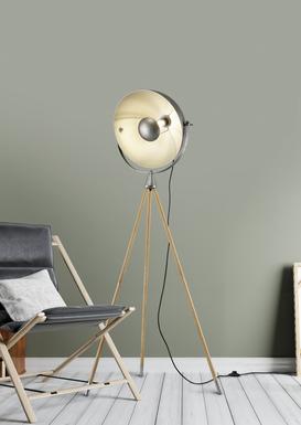 Lampadaire design Trio Delhi Gris Métal 403400167