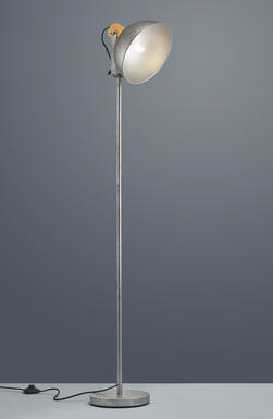 Lampadaire design Trio Delhi Gris Métal 403490167