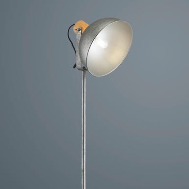 Lampadaire design Trio Delhi Gris Métal 403490167