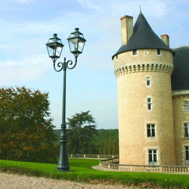 Lampadaire extérieur 2 Lampes classique Roger Pradier Place des Vosges 3 149007_