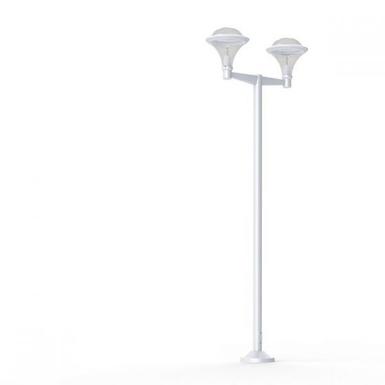 Lampadaire extérieur 2 lampes design Roger Pradier Dallas Aluminium 119019_