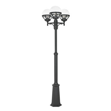 Lampadaire extérieur 3 lampes classique Norlys BOLOGNA fonte d'aluminium 364