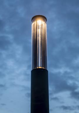 Lampadaire extérieur led Faro Rush Gris anthracite Aluminium 751211