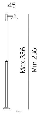 Lampadaire extérieur led Norlys Koster Aluminium 1914_