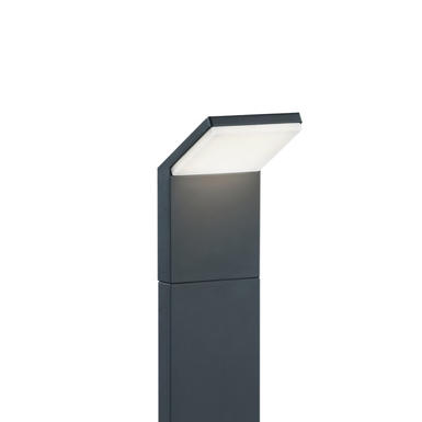 Lampadaire extérieur led Trio Pearl Gris anthracite Fonte d'aluminium 521160142