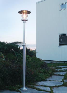 Lampadaire extérieur télescopique design Norlys Stockholm Acier galvanisé 281